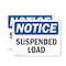 Signmission Suspended Load, 7 in W x Rectangle, Vinyl Decal OS-2PACK-NS-D-57-L-16639 - alternate 1